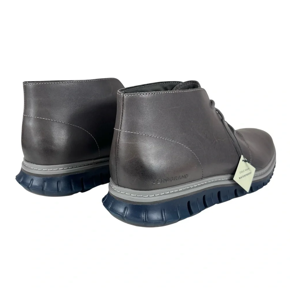 Cole Haan Zerogrand Waterproof Chukka Boots Gray Men’s‎ 10.5M New